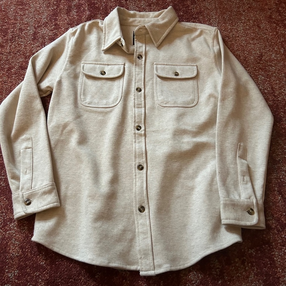 Tony Hawk Boy's Shirt Size M (10-12) NEW Oatmeal Heather Knit